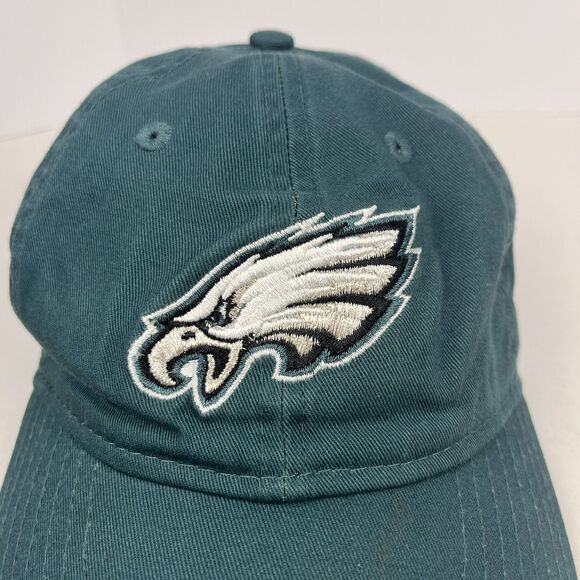 Philadelphia Eagles NFL Hat Green Strapback Adjustable Cap Cotton Football - Picture 2 of 9
